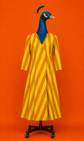 Marigold Stripe Cotton Maxi Dress